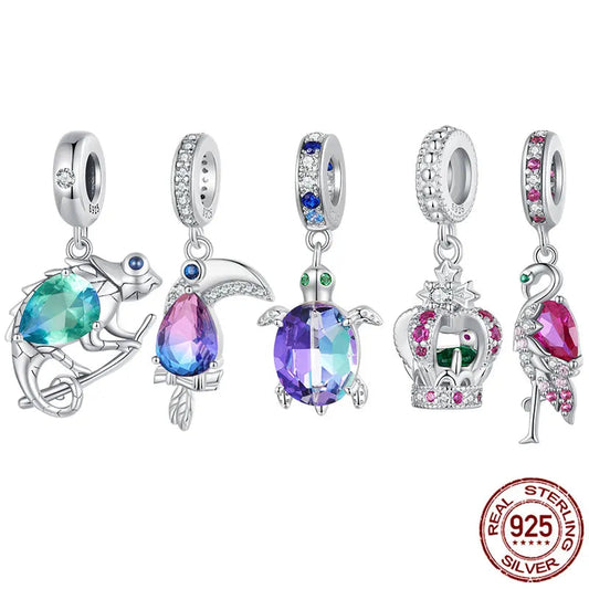 Bi Color Sea Turtle Charms Toucan Pendant