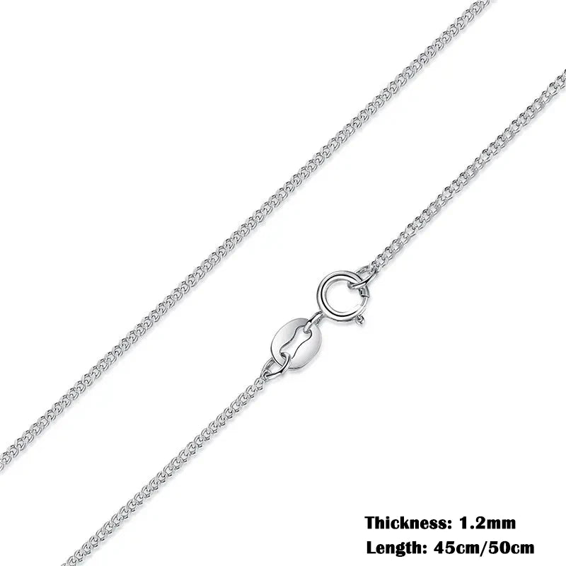 Sterling Silver S925 Chains – Multiple Designs, High Shine & Premium Quality