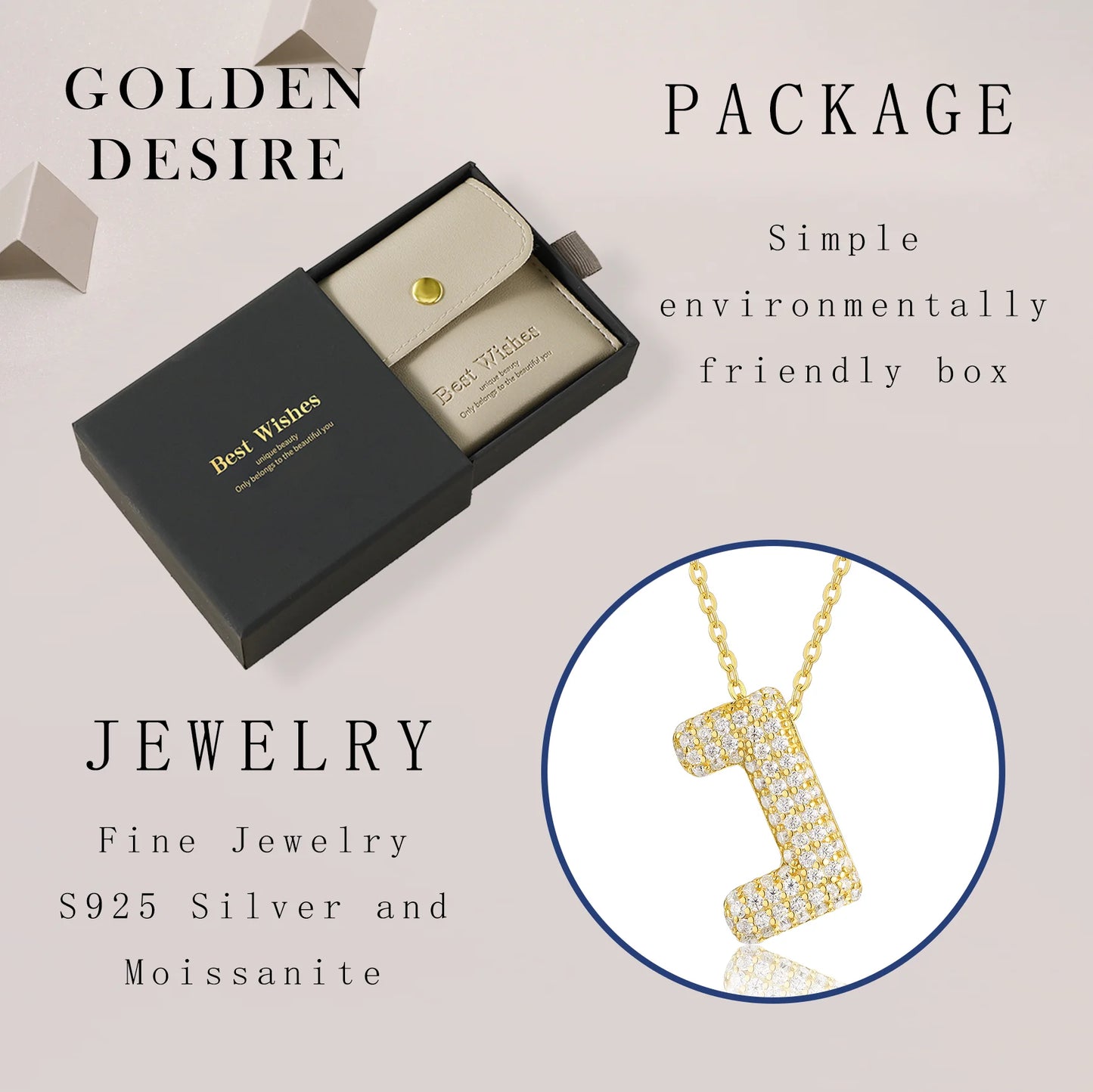 Alphabet Pendant Collection