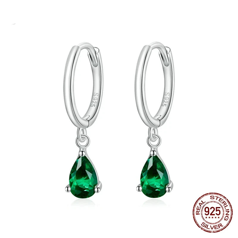 Water Drop Earrings  925 Sterling Silver