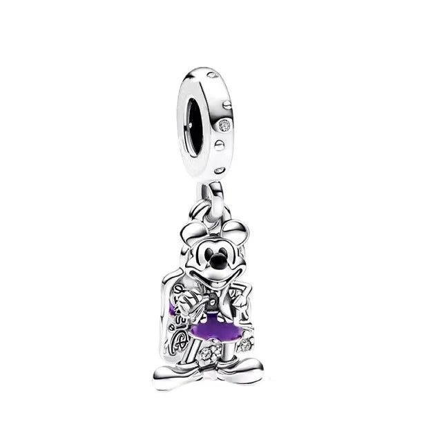 Mickey Disney Castle Donald Duck Daisy Duck Pendant Charms Beads