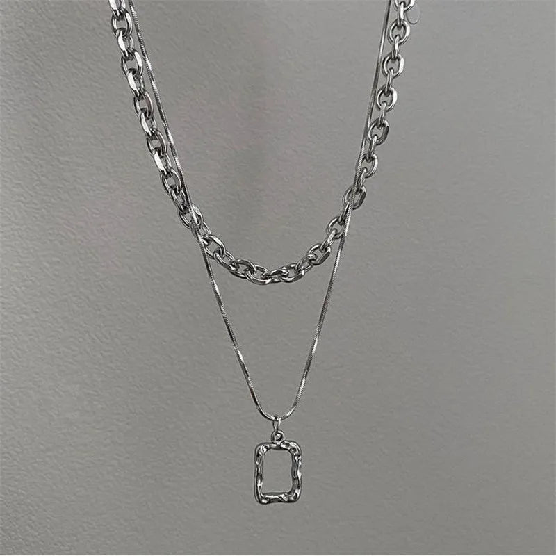 Colorful Moon Star Lightning Pendant Necklaces