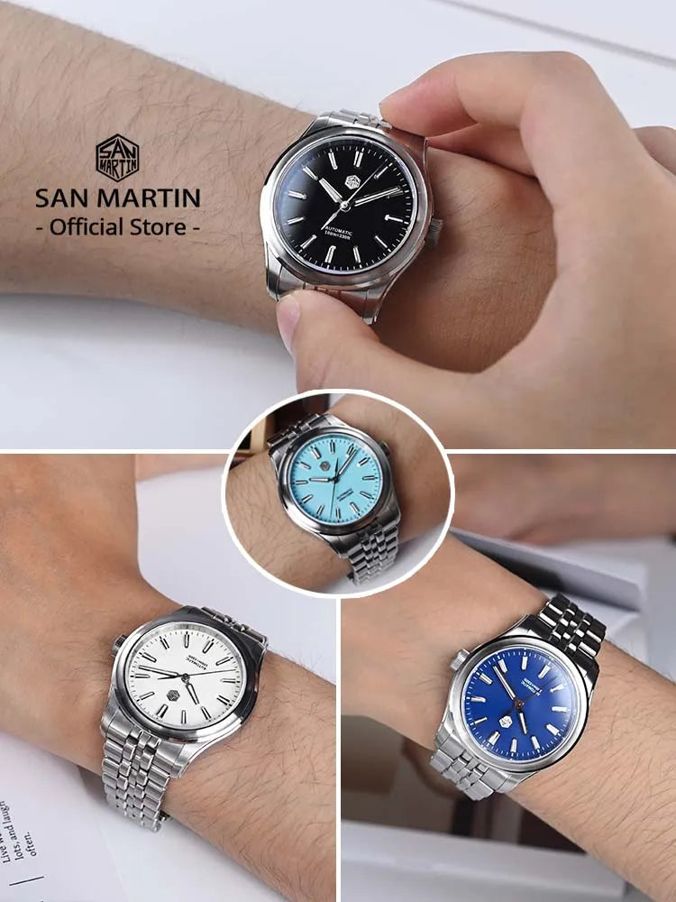San Martin SN0144-CG7 – 36/39mm Enamel Dial Miyota 90S5 Automatic